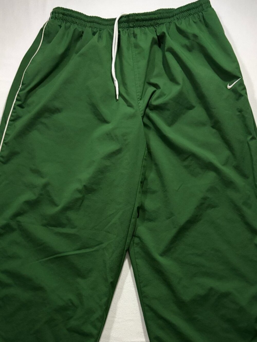 Nike TEAM Warm Up Track Pants Mens XXL Emerald Green Mesh Lined Zip Pockets